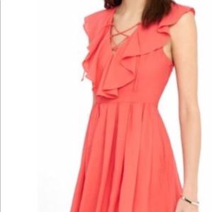 Express dress with ruffles